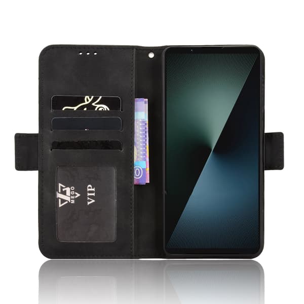 Plånboksfodral med Kortfack till Sony Xperia 1 VIII Svart