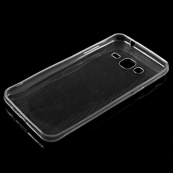 Samsung Galaxy J3 (2016) Slimmat TPU skal TRANSPARANT Transparent