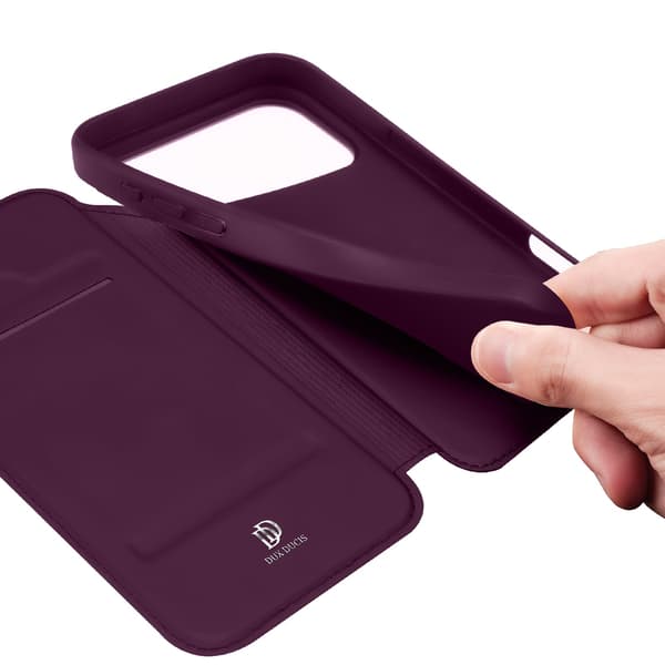 DUX DUCIS Telefoncover med støtteben til iPhone 18 Pro / 17 Pro Purple