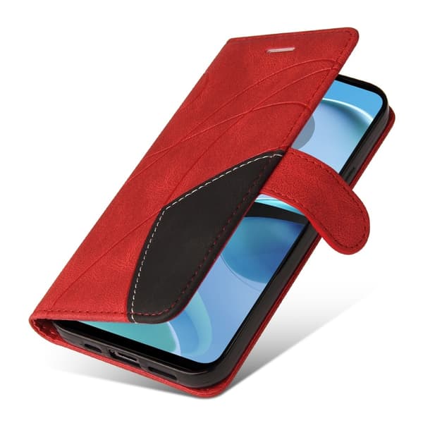Til Motorola Moto G14 KT - serie - 1 dobbeltfarve Red