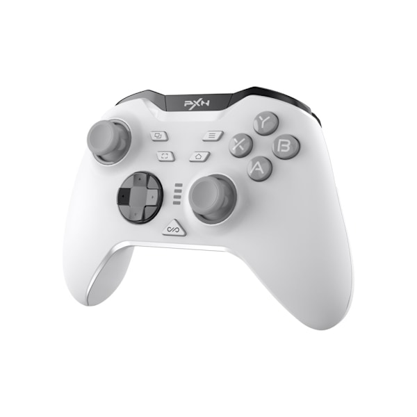 Bluetooth trådløs spillkontroller med mottaker kompatibel med Steam PC Android iOS Nintendo Switch - Hvit White