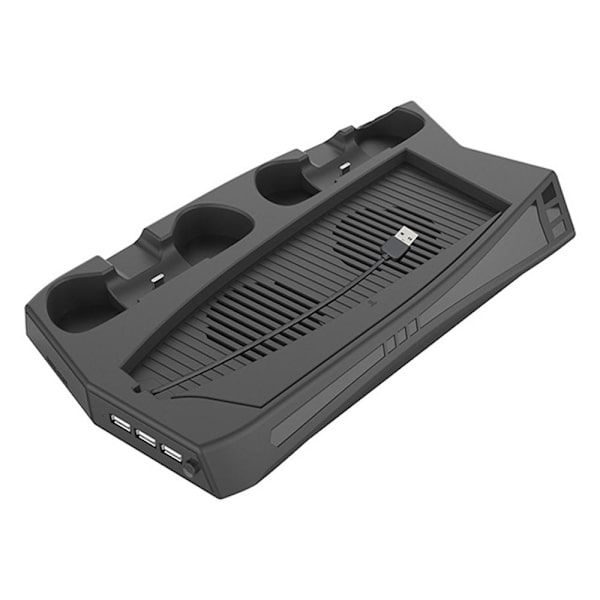 Sony Playstation 5 UHD/DE Latausteline Jäähdytyspuhaltimen ohjaimen laturi Black