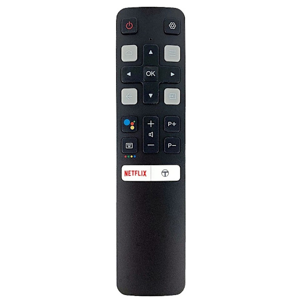 TV fjärrkontroll Ersättning för RC802V TCL TV Svart