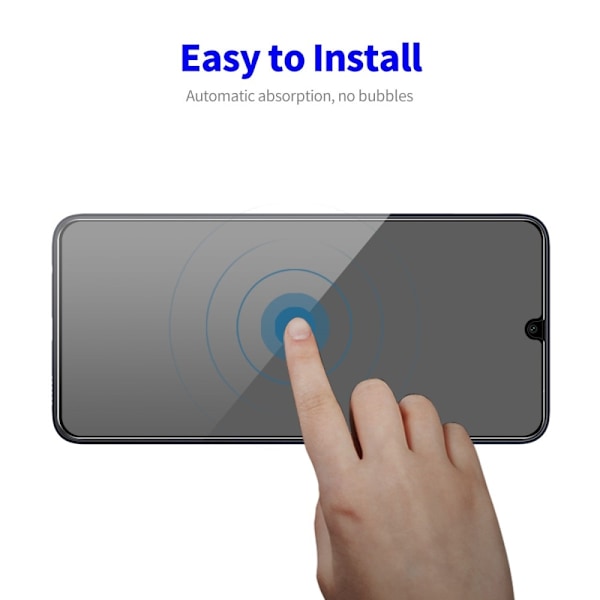 ENKAY Samsung Galaxy A15 -malliin Anti-Spy -suojakalvo Transparent