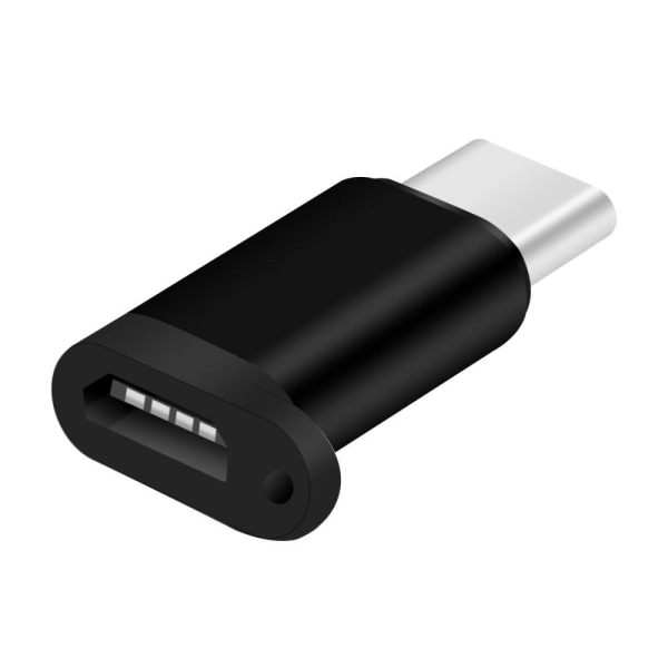 Hat Prince USB-A till USB-C adapter Svart