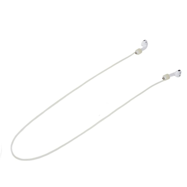 70 cm silikonhalsrem för Apple AirPods - Transparent Transparent