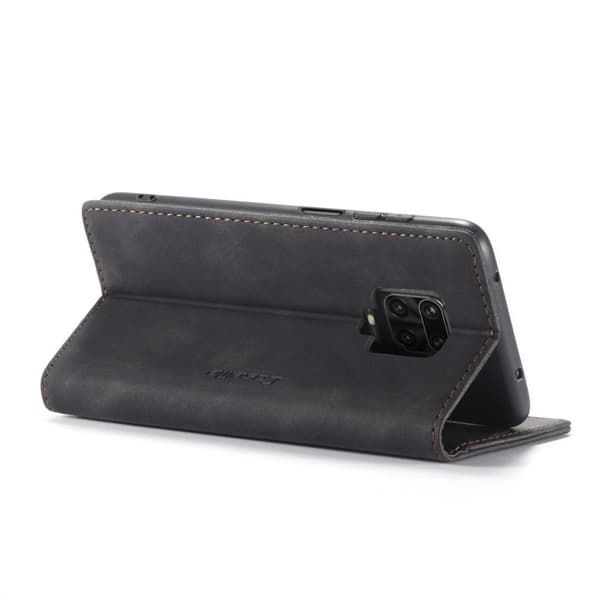 CASEME Lommebok - deksel Xiaomi Redmi Note 9 Pro - Svart Black