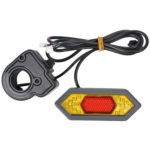 Baklykt med blinklys for Xiaomi M365, LED-baklykt for scooter Red