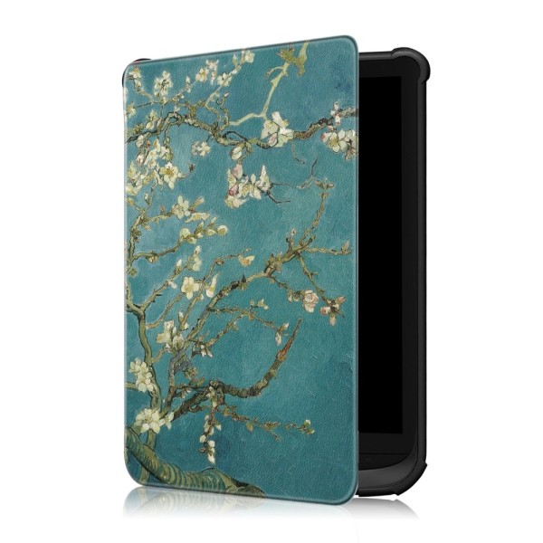Kotelo PocketBook lukutabletille - Useita eri malleja - Kukka Green