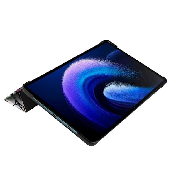 Xiaomi Pad 6 Stand Slim Fit Cover - Graffiti Multicolor