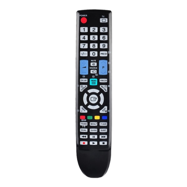 TV fjärrkontroll Ersättning för Samsung RM-L898 LCD/LED/TV/DVD Svart