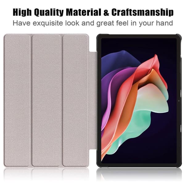 Kolminkertainen jalustan kansi Lenovo Tab P11 Gen 2:lle Black