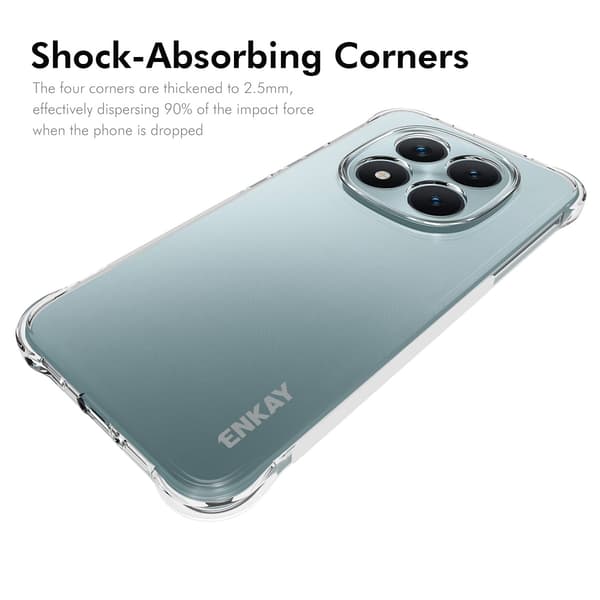 ENKAY termoplastisk polyuretan deksel til Xiaomi Redmi Note Pro+ 5G  / Xiaomi Poco M8 Pro 5G Transparent