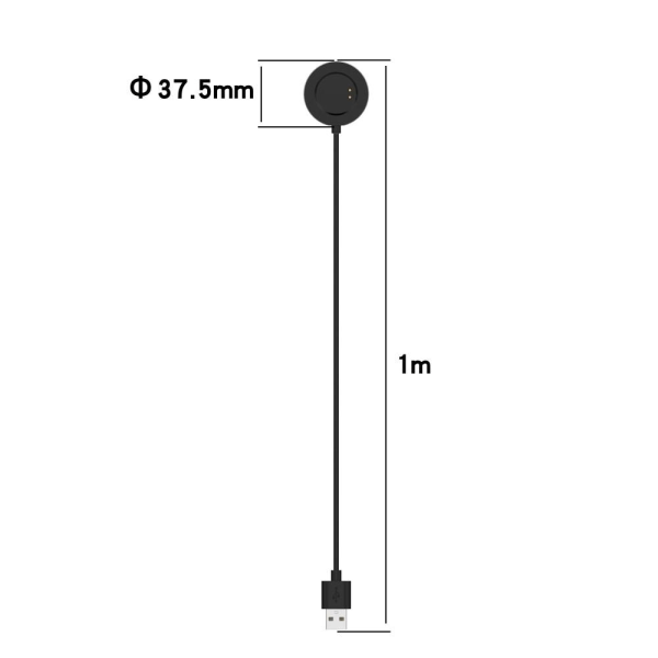 Realme Watch 3 Pro USB Laddningskabel docka 1m Svart