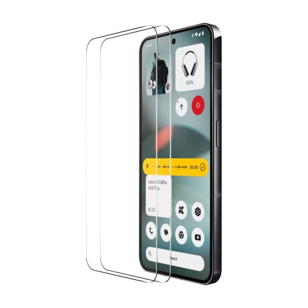 Til Nothing Phone 4a Pro / Nothing Phone 4a Skærmbeskytter 2 stk Transparent