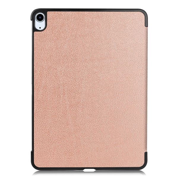 Etui for iPad Air 11 (2024) - Tri-fold Stativ Tablettdeksel - Roségull Pink gold