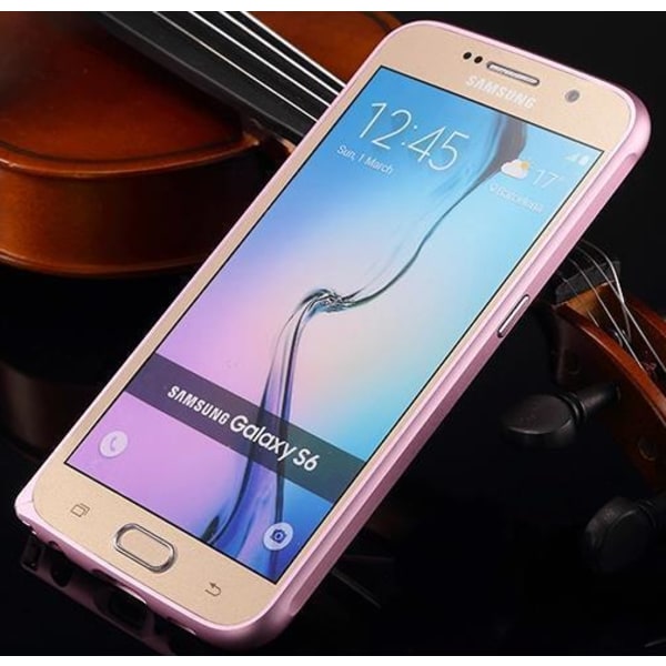 Samsung Galaxy S6 Aluminium Bumper Rosa