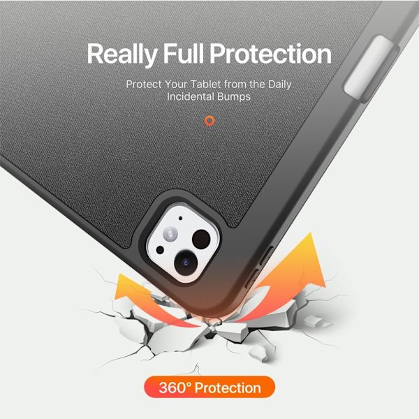 DUX DUCIS Domo iPad Pro 11 (2024) Trefoldet stativ - Sort Black