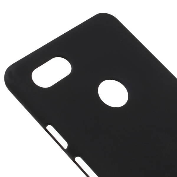 Rubberized Hard Plastic Cover for Google Pixel 3 XL - Black Black