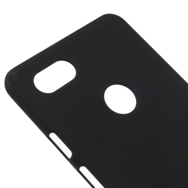 Rubberized Hard Plastic Kansi - Google Pixel 3 XL - Musta Black