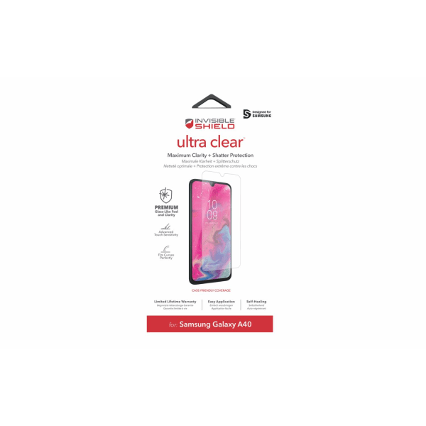 ZAGG invisibleshield Ultra Clear Screen Samsung A40 Transparent