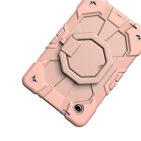 Til Samsung Galaxy Tab A11 Etui PC+Silikone Tablet Cover Pink Multicolor