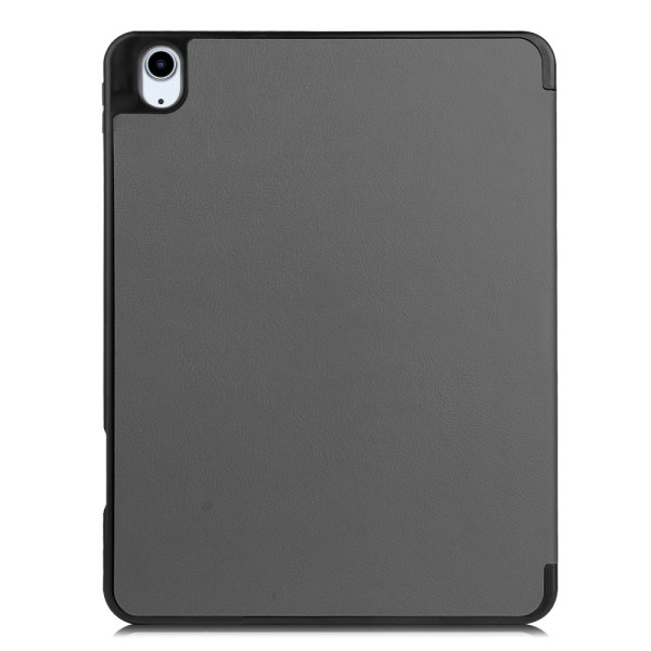 Til iPad Air 11 (2024) Etui Tre-fold Stativ Tablet Cover med Pen Grey