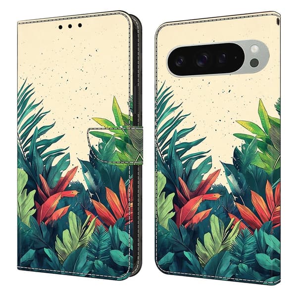 För Google Pixel 10 Pro XL Plånboksfodral Mönstertryckt PU-läder Flip Stativ Mobilfodral multifärg