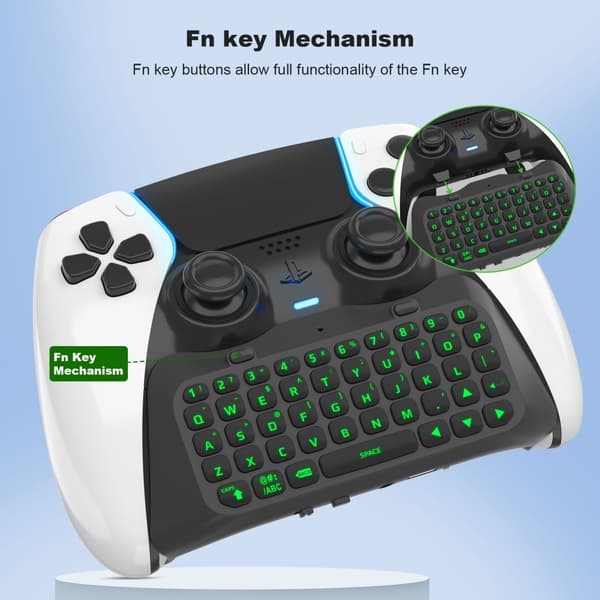Sony PS5 DualSense Edge trådløs Bluetooth - tastatur - gamepad Black