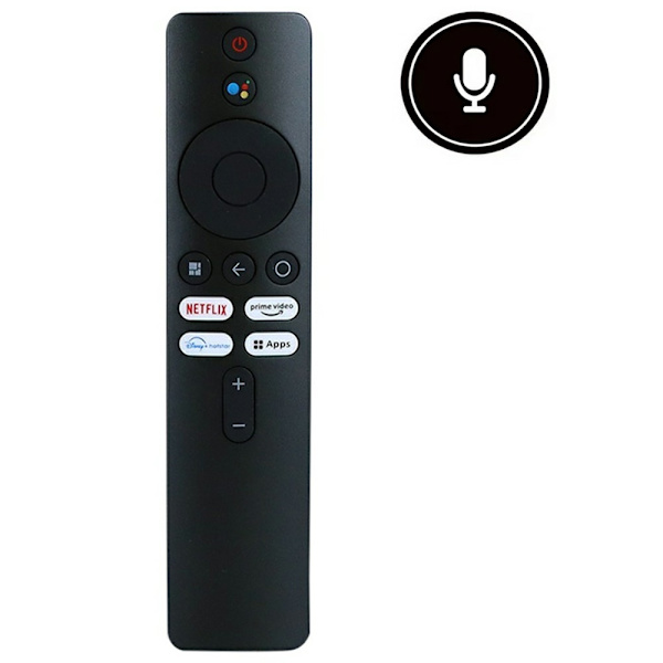 Fjernkontroll Erstatning for XMRM-M8 Xiaomi TV Stemmefunksjon Black