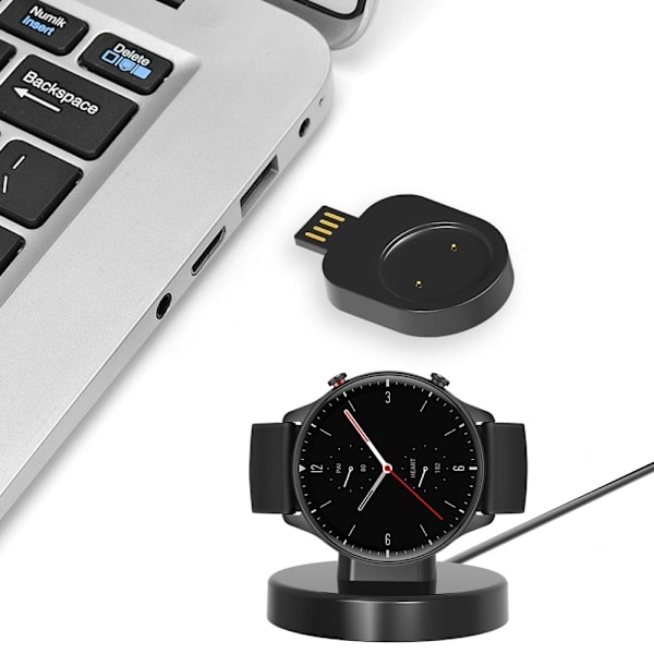 Laturiteline Huami Amazfit Active / Active Edge / Bip 3 / 3 Pro Black