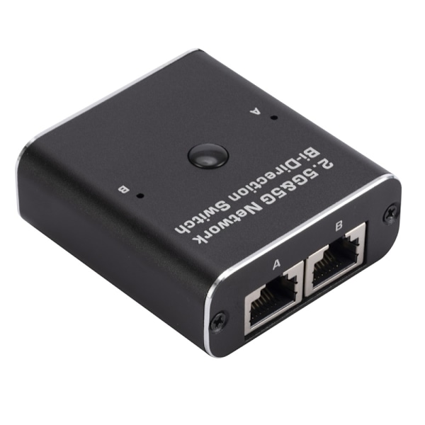 W7 2.4G + 5G RJ45 Ethernet-sovitin Verkkokytkin USB-C Black