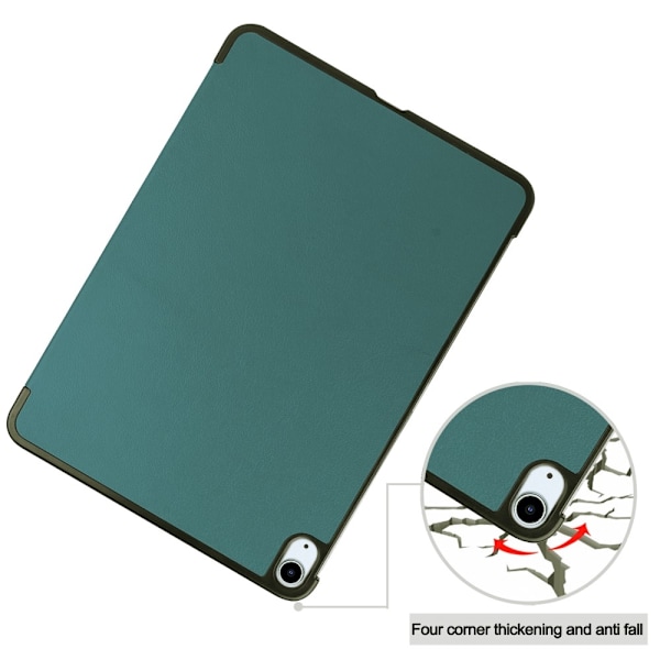Till iPad Air 13 (2024) Slim fit tri-fold fodral Grön