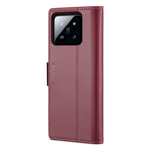 CASEME Retro Pung Taske til Xiaomi 14 Red