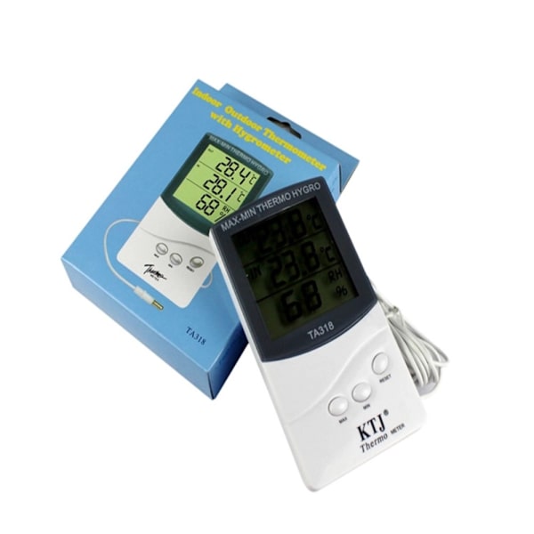 Inomhus & utomhus Termometer Hygrometer TA318