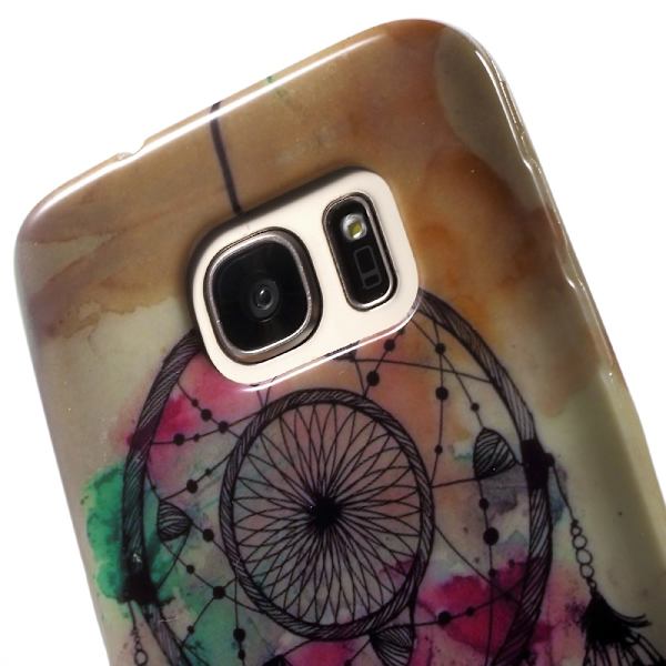 Samsung Galaxy S7 TPU skal - Watercolor Dreamcatcher Transparent