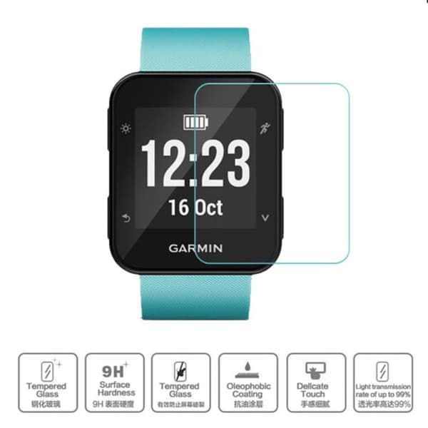 2 stk Garmin Forerunner 35 herdet glass 0.2mm Transparent
