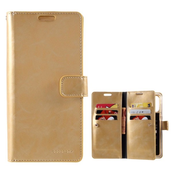 Samsung Galaxy S21+ (Plus) MERCURY GOOSPERY Mansoor Wallet Case  - Gold Gold