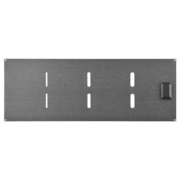 40W solcellelader USB-C USB DC-porter IP65 vanntett monokrystallinsk solcellepanel Black