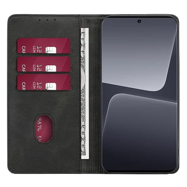 Lommebok - deksel TPU Inside til Xiaomi 13 Pro Black