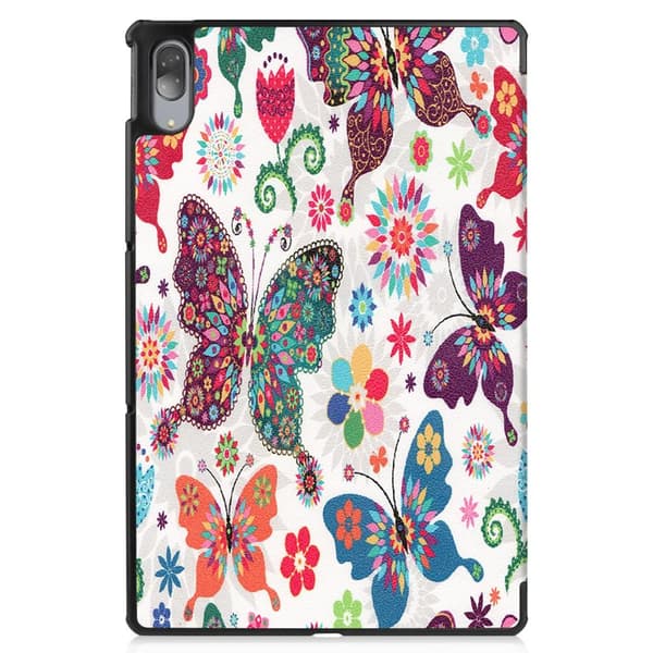 Trifoldet stativdæksel til Lenovo Tab P11 Pro TB - J706F - Butterfly Multicolor