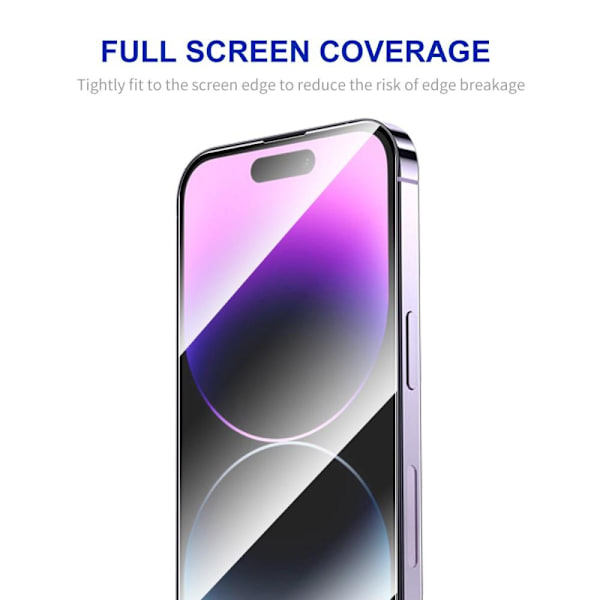ENKAY HAT PRINCE Härdat Glas Skärmskydd för iPhone 15 Pro Max 2st Transparent