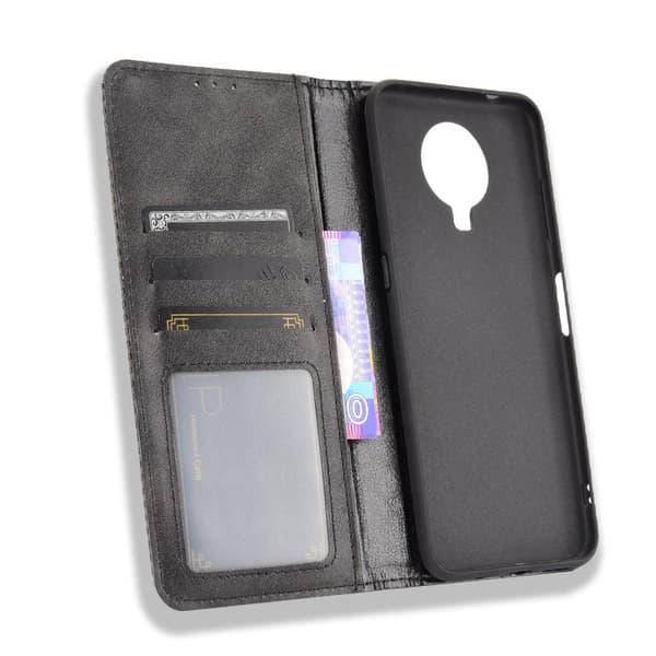Nokia G10/G20 Pung Stand Flip Telefonetui - Sort Black