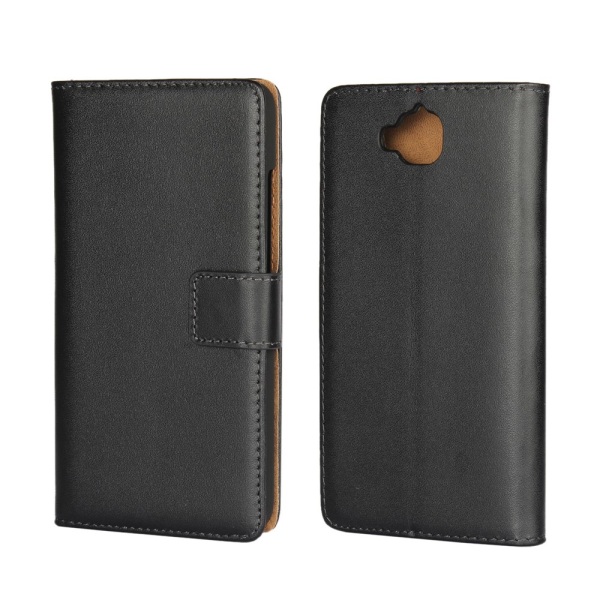 Wallet Phone Case for Huawei Y6 Pro - Black Black