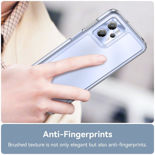 För Motorola Moto G13 / G23 TPU + Akryl Anti-dropp Fodral Skal Transparent