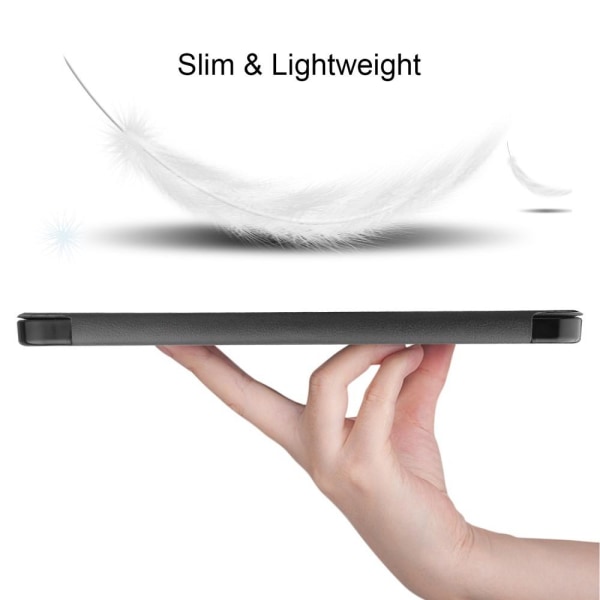 Apple iPad Air (2020) (2022) Trifoldet stativ-tabletetui - rør i Black