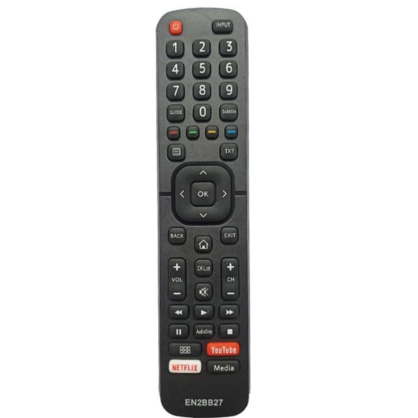 Fjärrkontroll Ersättning EN2BB27 För Hisense TV Svart
