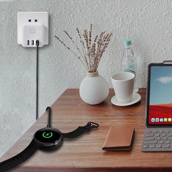 For Google Pixel Watch Ladekabeldock USB - C 1m Black