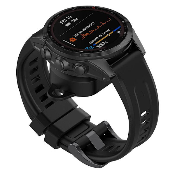 Garmin Fenix 7/7S/7X USB Laddning docka usb-c micro-usb Svart