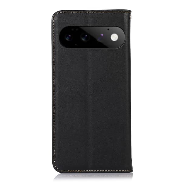 KHAZNEH Læderpungcover med Nappa tekstur til Google Pixel 11 og Pixel 11 Pro Black